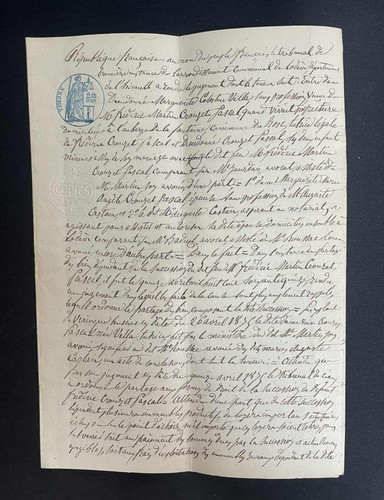 Vieux papier ancien acte - ancien,