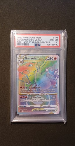 Carte pokémon dracaufeu vstar - pokémon,
