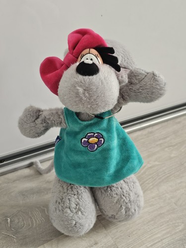 Diddlina peluche grise robe - diddlina,