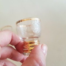 6 verres à liqueur 5 cm -