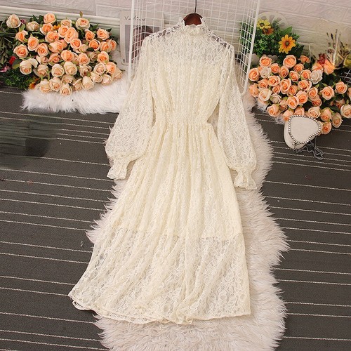 Femme dentelle long - dentelle, robe