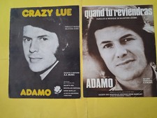 SALVATORE ADAMO lot 2 partition Crazy lue / Quand tu reviendras