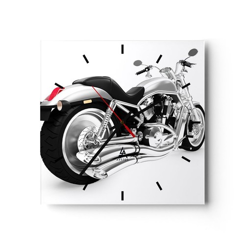 Horloge murale verre - horloge, en