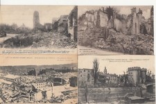 Lot of 4 old postcards old