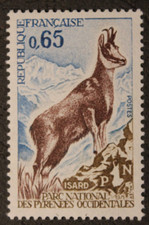Timbre - Isard - Parc National des Pyrénées - FRANCE - YT1675 - 1971 - Neuf **