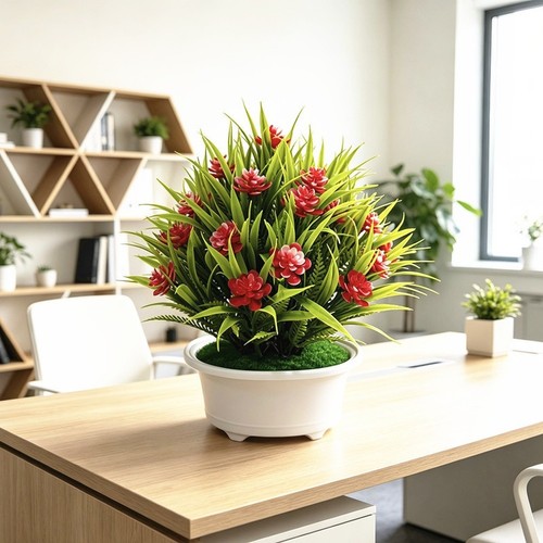 Thé artificiel rose plante - artificiel, en