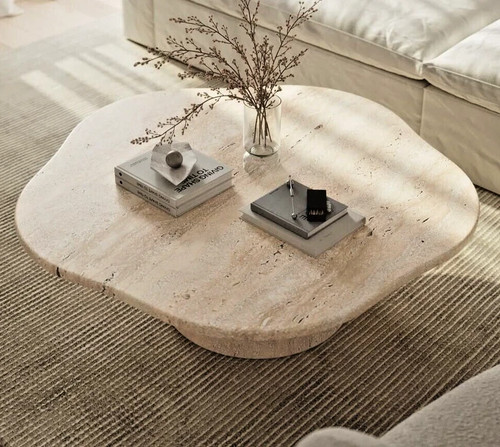 Table basse travertin - table,