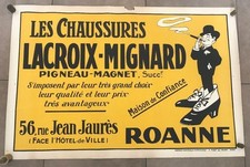 AFFICHE CHAUSSURES LACROIX MIGNARD