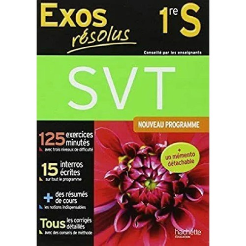 Livre exos résolus svt - livre,