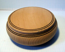 Boîte ronde en bois à