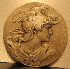 MEDAILLE FRANCAISE BRONZE LOUIS BOTTEE  FRANCE CHAMBRE SYNDICALE 42 mm 30 g