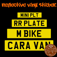 Adhésif Numéro Plaque -