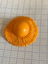 CHAPEAU ORANGE  POUR POUPEE