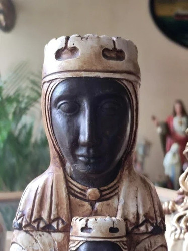 Statue vierge noire notre - noire,