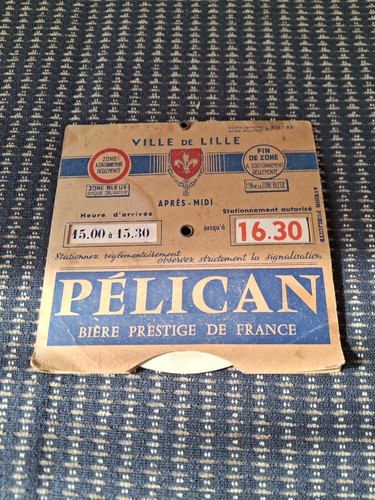 Disque stationnement vintage - disque,