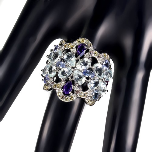 Bague argent sterling - en,