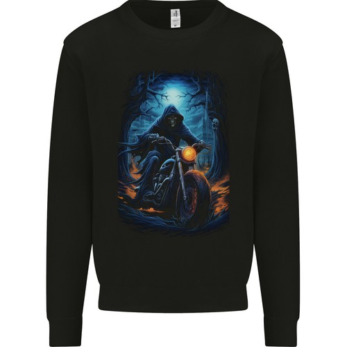 Sweat capuche skull - À,