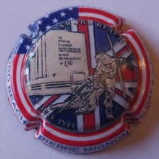 BELLE CAPSULE CHAMPAGNE PIERRE MIGNON D.DAY 6 JUIN 1944 REF N°295a NEWS