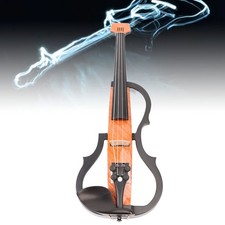 Violon électrique Silencieux 4/4 Motif De Carreaux De Plancher En Fibre De C OBF