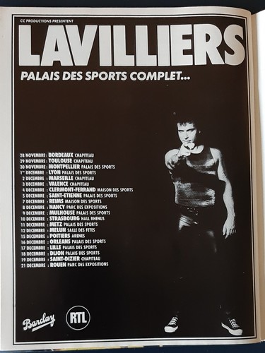 Publicité advert concert