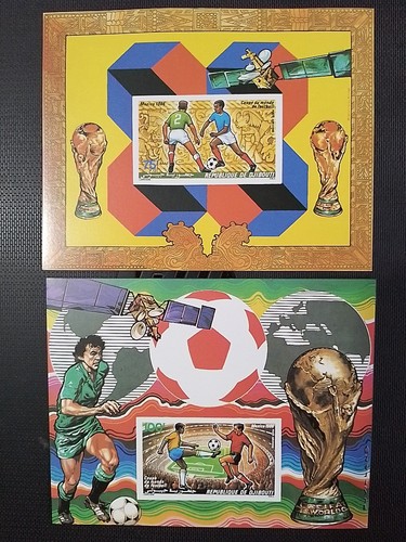 Djibouti football mexico - djibouti, mnh