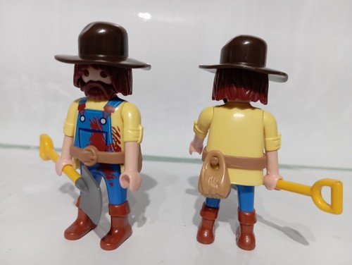 Playmobil figurine minière - figurine,