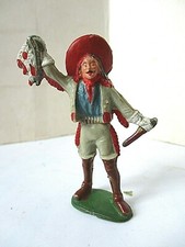 1/32 COWBOY STARLUX  BUFFALO BILL SCALP ET COUTEAU WESTERN FAR WEST