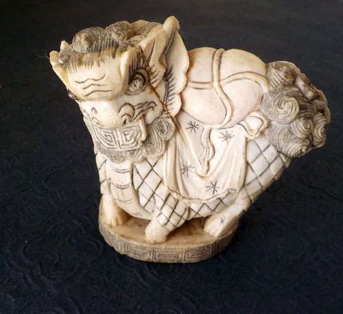 Cachet chinois statuette - cachet,
