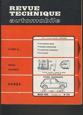 (44B)REVUE TECHNIQUE AUTOMOBILE HONDA N 360 - N 600 - N 600 GT