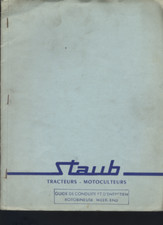 (215A) STAUB Guide Conduite Entretien Rotobineuse Week-end