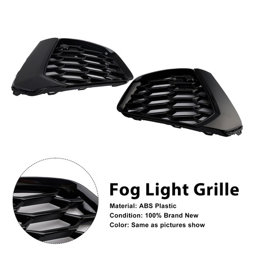 Black front honeycomb fog - black,