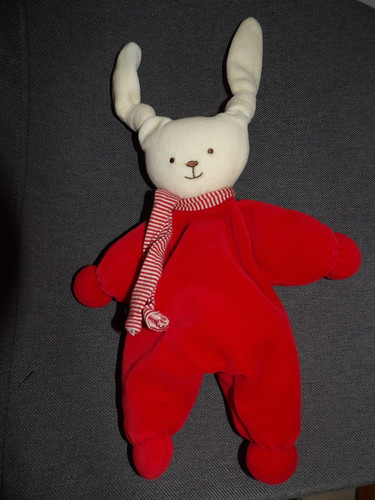 Doudou peluche corolle lapin - peluche,