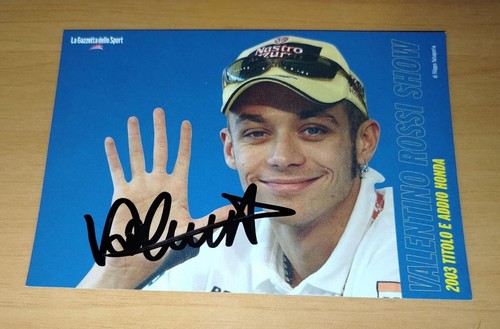 Autograph valentino rossi - valentino,