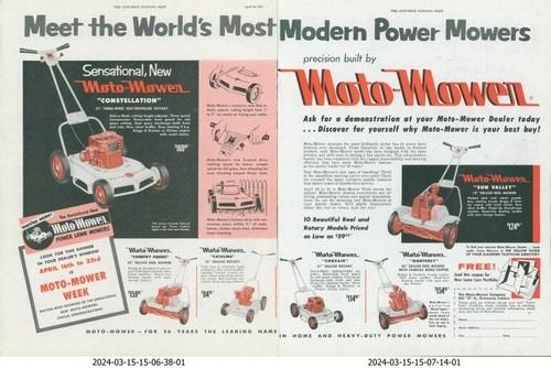 1955 moto mower - mower, power