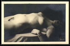 Photo-AK Torse Acte Femme Nue