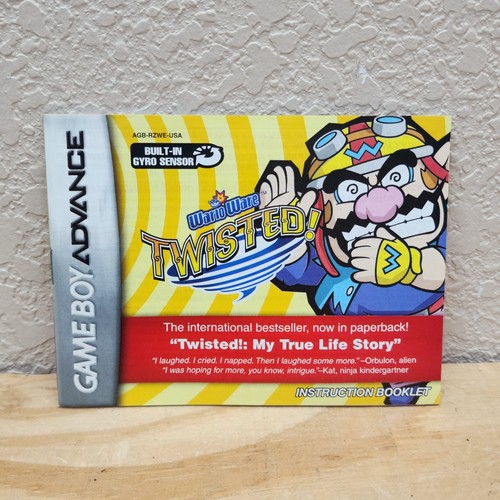 Wario ware twisted manual - ware, twisted!
