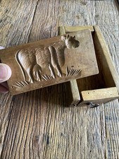 ANCIEN MOULE A BEURRE EN BOIS CAMPAGNE 19EME