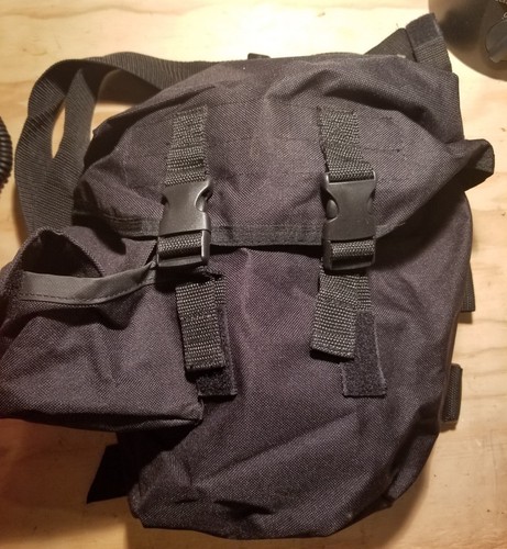 Black canvas tactical waist - canvas,