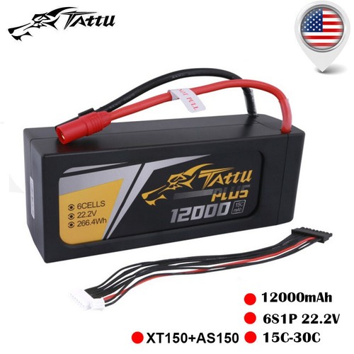 Tattu 12000mah 15c - 22.2v, 6s