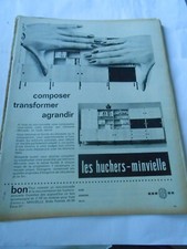 Publicité advertising 1962  Les Huchers Minvielle composer transformer