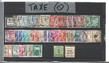lot timbres France  oblitérés " Taxe  "