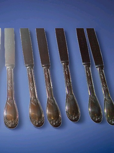 Couteaux argent massif 800 - couteaux,