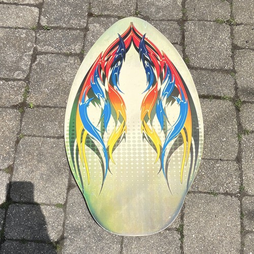 Wooden skimboard oval - skimboard,