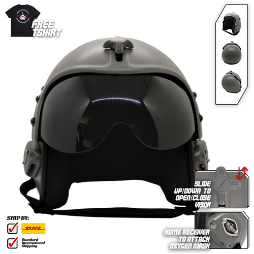 Top gun plain grey flight - plain,