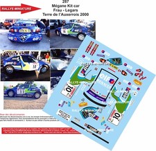 DECALS 1/18 REF 0287 RENAULT