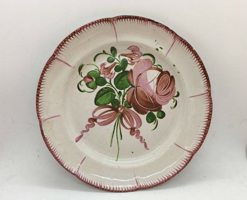 Assiette ancienne faïence de - ,faïence,