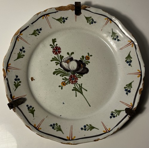 Ancienne assiette faïence - ancienne,