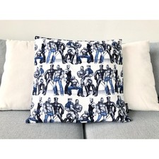Housse de coussin Tom of Finland Blue Squad par Finlayson, taie d'oreiller ac...