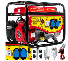 Groupe électrogène monophasé portable Kraft&Dele KD110 – 1500 W – 2 prises 230 V