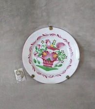 Assiette en Faïence décor coq Lunéville
